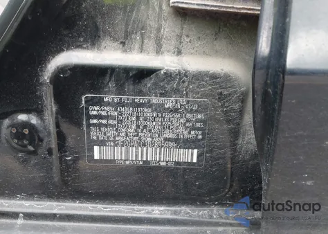 2013 Subaru Xv Crosstrek 2.0I Premium из США, поврежденный, VIN JF2GPACC3D2895999